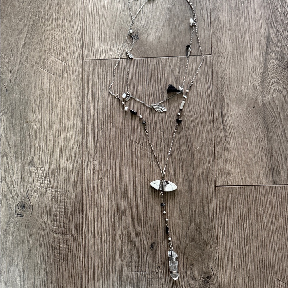 Crystal Layered Necklace